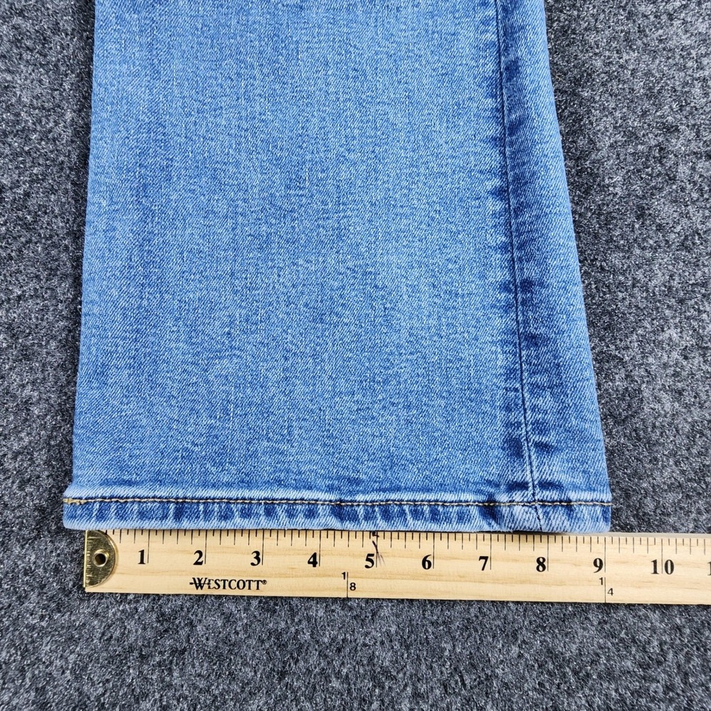Levi's Ribcage Boot Cut Jeans Women 30x33 Fit 28×31 Blue High Rise Button Fly - Picture 11 of 12